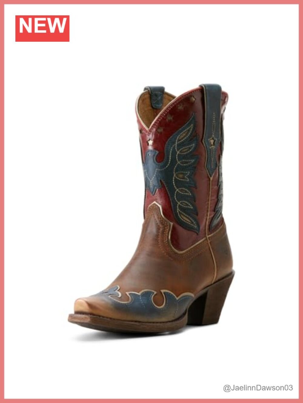 Ariat Bravery Western Boot Women's Mid-Calf Pull-On Duratread Sole